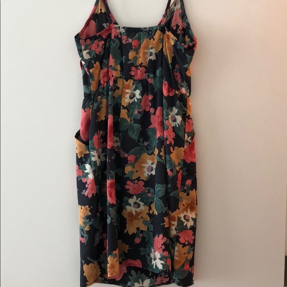 Lush Floral Dress with Pockets - Picture 4 of 4